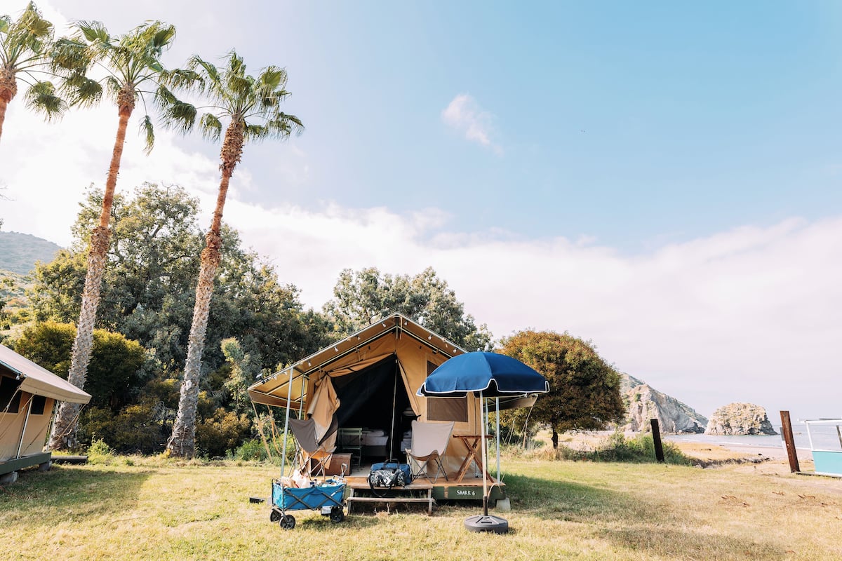 Junior Tent | Individually furnished, cots/infant beds