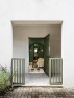 舒适双人房, 1 张大床, 私人浴室, 一层 | 特色装修、特色家居、免费 WiFi、床单