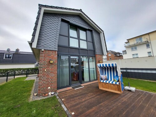 Ferienhaus Seewolf, WLAN, Garten mit Strandkorb, Nichtraucher