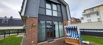 Ferienhaus Seewolf, Wlan, Garten mit Strandkorb, Nichtraucher