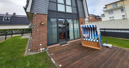 Ferienhaus Seewolf, WLAN, Garten mit Strandkorb, Nichtraucher