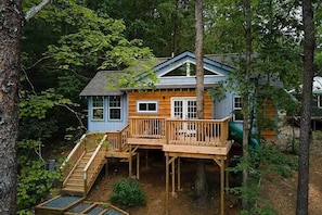 Tree House Familiale, 3 chambres, balcon, vue établissement | Terrasse/Patio