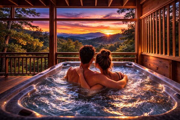 Baignoire à remous extérieure