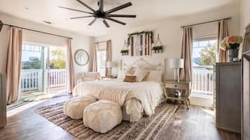 4 habitaciones, caja de seguridad en la habitación y escritorio