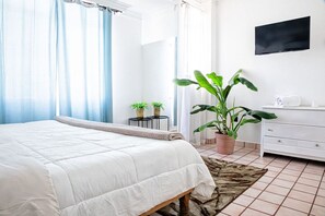 Desk, iron/ironing board, WiFi, bed sheets