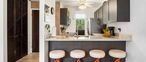 Apartment, 1 King-Bett und Schlafsofa (Malia Kai#5) | Eigene Küche