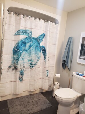 Shower, hair dryer, towels, soap - Life's A Beach Luxury Condo! (Port Rowan)