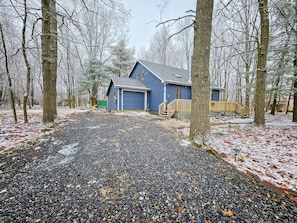 Exterior - Shady Pines by AvantStay | Enclosed Porch, Game Rooms, & Lake/Beach Access! (Albrightsville)