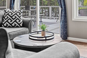 TV connectée, cheminée