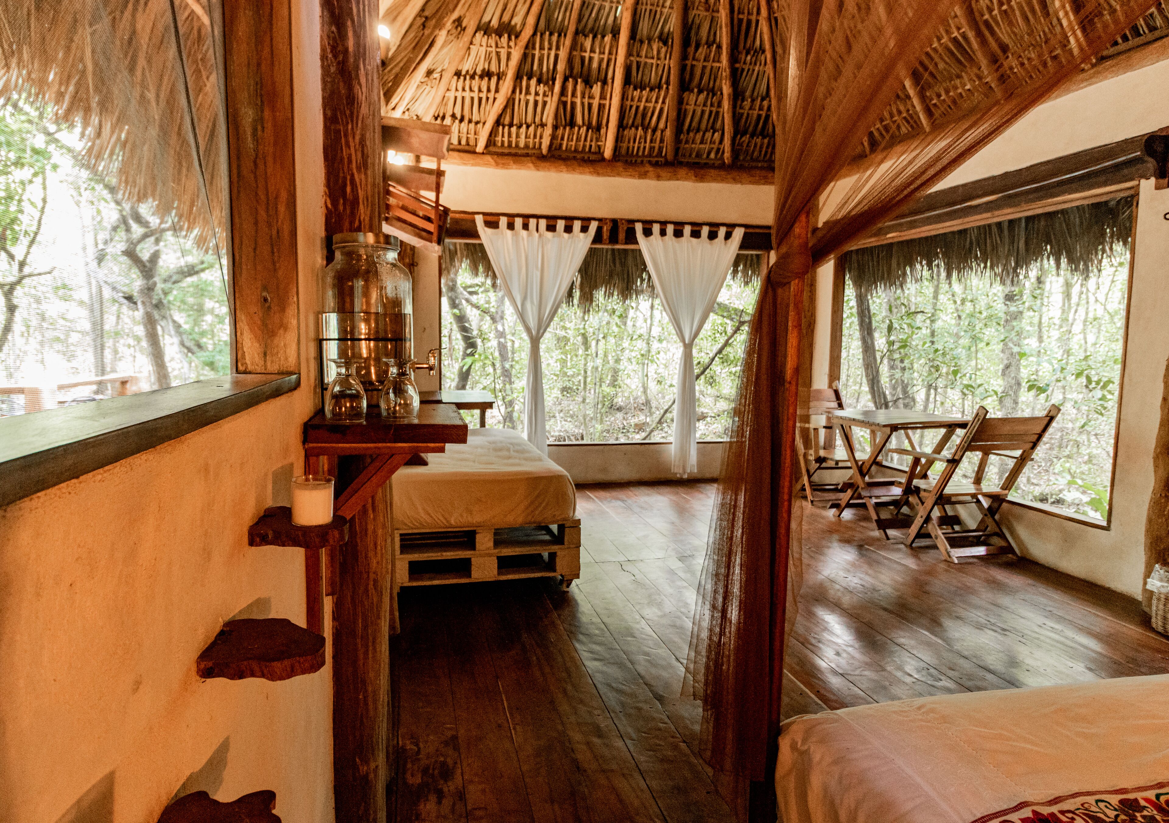 Elite Cabin, 1 Bedroom, Fireplace, Pool View | Living area | Fireplace