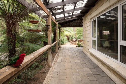 Windmill lodge: Private rainforest with river