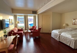 Business kamer, uitzicht op de binnenplaats | Geluiddichte muren, gratis wifi, beddengoed