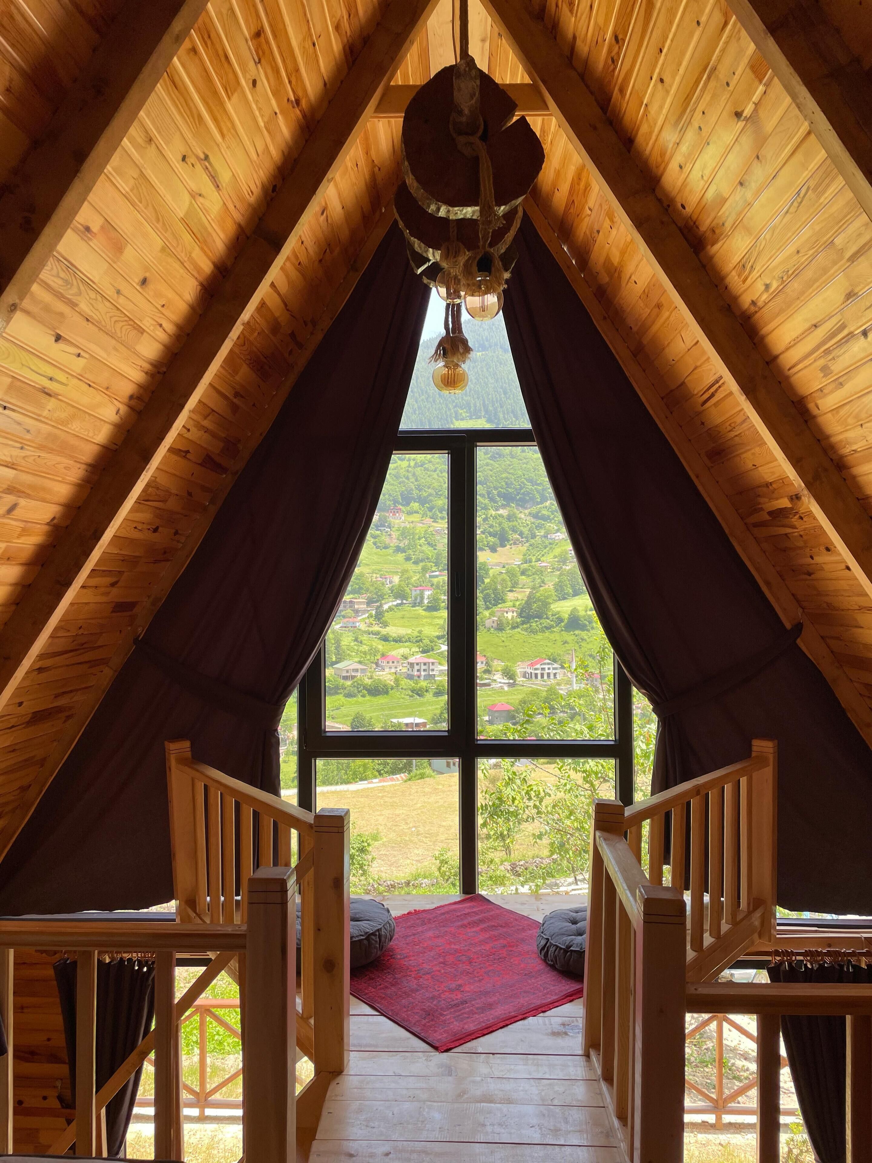 Deluxe Bungalow | Living area | Flat-screen TV, fireplace