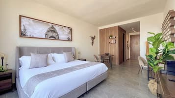 Luxe loft | 1 slaapkamer, lakens van Egyptisch katoen, luxe beddengoed, donsdekens