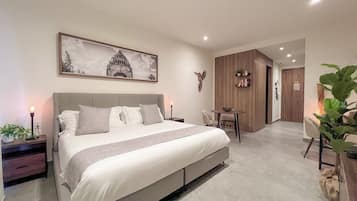 Luxe loft | 1 slaapkamer, lakens van Egyptisch katoen, luxe beddengoed, donsdekens