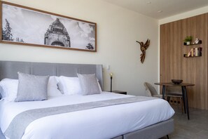 Luxury-Loft | 1 Schlafzimmer, Bettwäsche aus ägyptischer Baumwolle