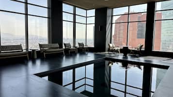Indoor pool, open 6:00 AM to 11:00 PM, sun loungers