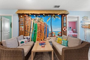 8 bedrooms, iron/ironing board, travel crib, WiFi