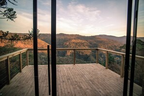 숙박 시설에서 보는 주변 전망