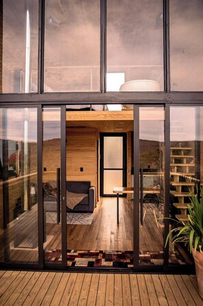 Cabane Deluxe, vue montagne