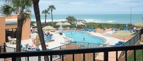 Piscina externa, piscina aquecida