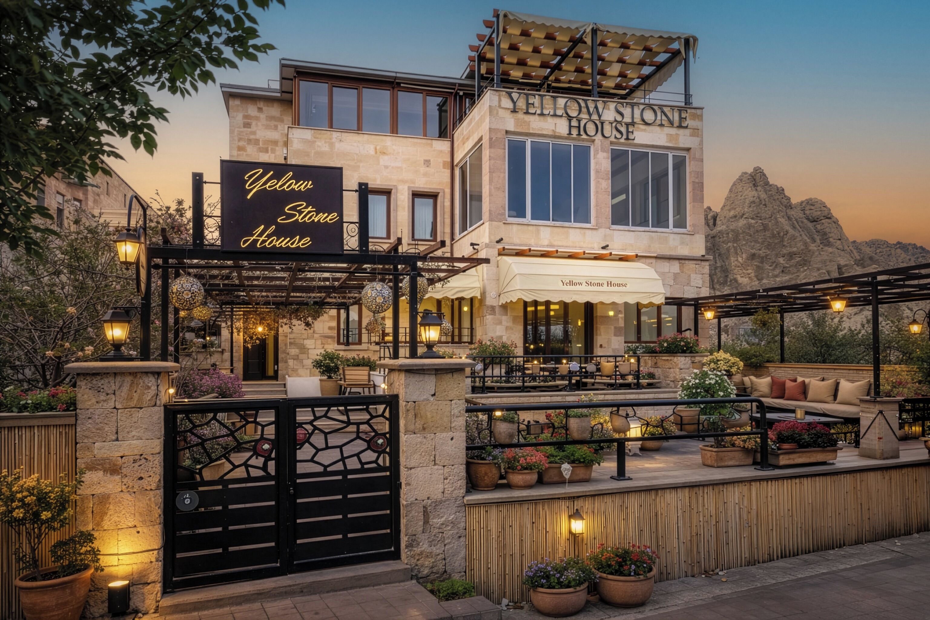 Fassade der Unterkunft