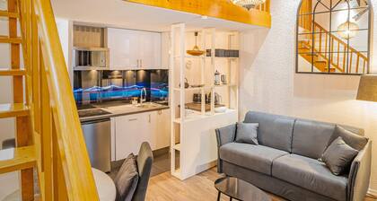 Chamour - A duplex apartment with Mont-Blanc view