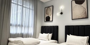 Design Apartment, 2 Bedrooms | 2 bedrooms, blackout drapes, iron/ironing board, free WiFi - Kease Ar Rabi I-4 Royal touch  AG34 (Riyadh)