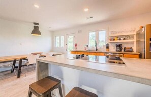 Private kitchen - Updated Home, Walk to Beach! with Pool and Hot Tub (Kitty Hawk)