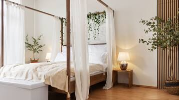 3 camere, una scrivania, ferro/asse da stiro, culla da viaggio