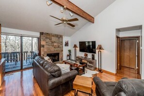 Smart TV, fireplace, books, music library - Cozy Home:  Close to UT, Smoky Mountains and outdoor fun  (Knoxville)