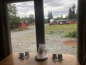 Utsikt fra overnattingsstedet