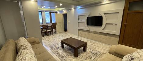 Classic-Apartment, 1 Schlafzimmer | Wohnbereich