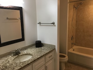 Hair dryer, towels