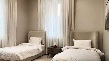 Design-huoneisto, 2 makuuhuonetta | 2 makuuhuonetta, pimennysverhot, silitysrauta/-lauta, ilmainen Wi-Fi