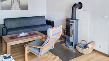 Fernseher, Kamin