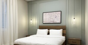 Design Apartment, 2 Bedrooms | 2 bedrooms, blackout curtains, iron/ironing board, free WiFi - Al-Mutamarat A-8 Timeless History GZ29 (Riyadh)