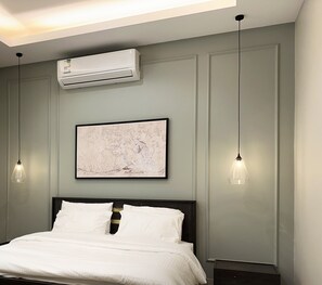 Design Apartment, 2 Bedrooms | 2 bedrooms, blackout curtains, iron/ironing board, free WiFi - Al-Mutamarat A-9 Timeless History XZ92 (Riyadh)