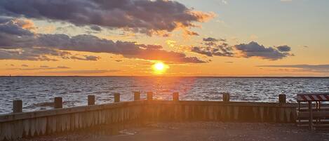 Blick von der Unterkunft