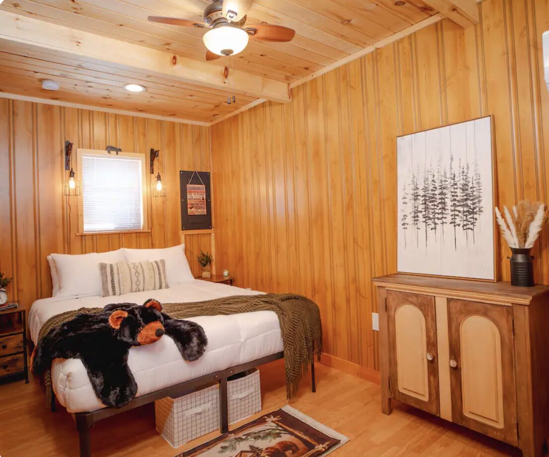 Romantic Adirondack Cabin, Private Hiking trail, Fishing, FirePit, Pet, BBQ