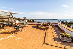 Outdoor dining - Sant Genís 19.1 - Top floor apartment with terrace (Llança)