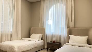 Design-Apartment, 2 Schlafzimmer | 2 Schlafzimmer, Verdunkelungsvorhänge, Bügeleisen/Bügelbrett