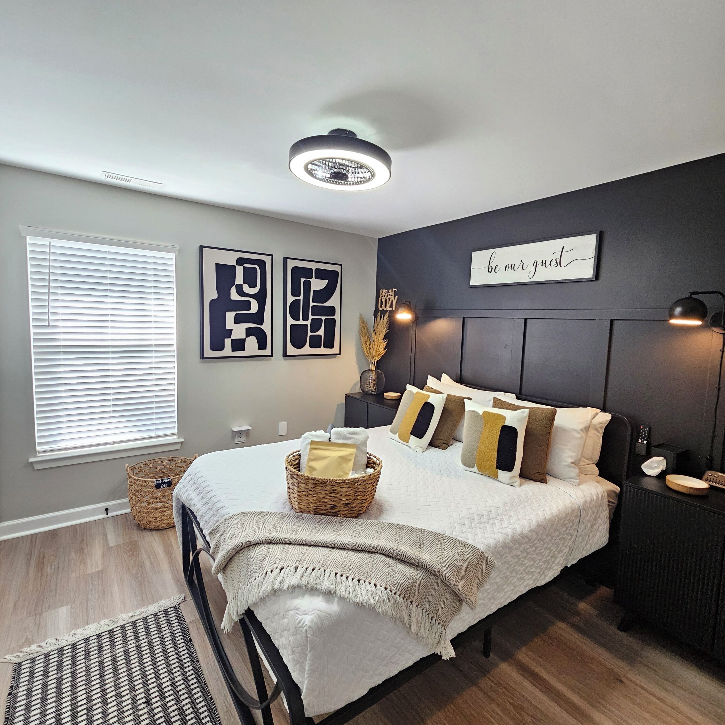 2 bedrooms, iron/ironing board, free WiFi, bed sheets