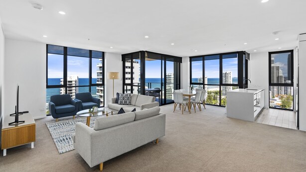 Apartment | Living area | Flat-screen TV - Opus - GCLR (Broadbeach)
