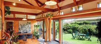 Entire house reserved, spacious living, bath in Hiba trees, BBQ, Foliage plants