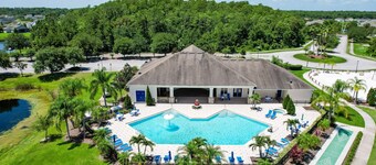 Water view retreat with lanai, heated pool, pool spa, game room, & AC