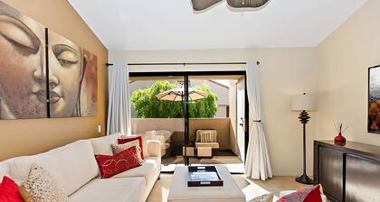 New! Downtown Zen Oasis: Pools, Spa, 2 Patios, Pickleball