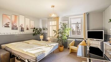 1 makuuhuone, ilmainen Wi-Fi, vuodevaatteet