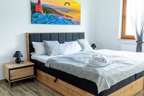 App. Maulkuppe - 2 Balkone, Garten, modern & gemütlich, familienfreundlich