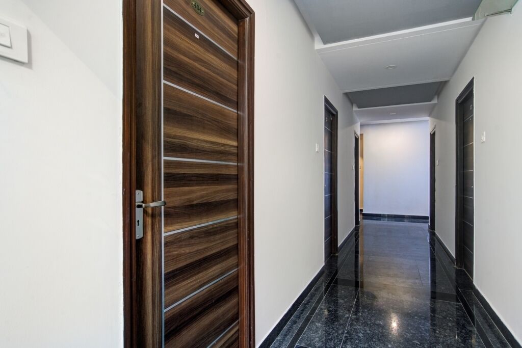 Interior entrance